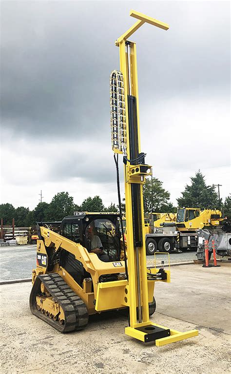 drill mast for skid steer|mast skid steer attachments.